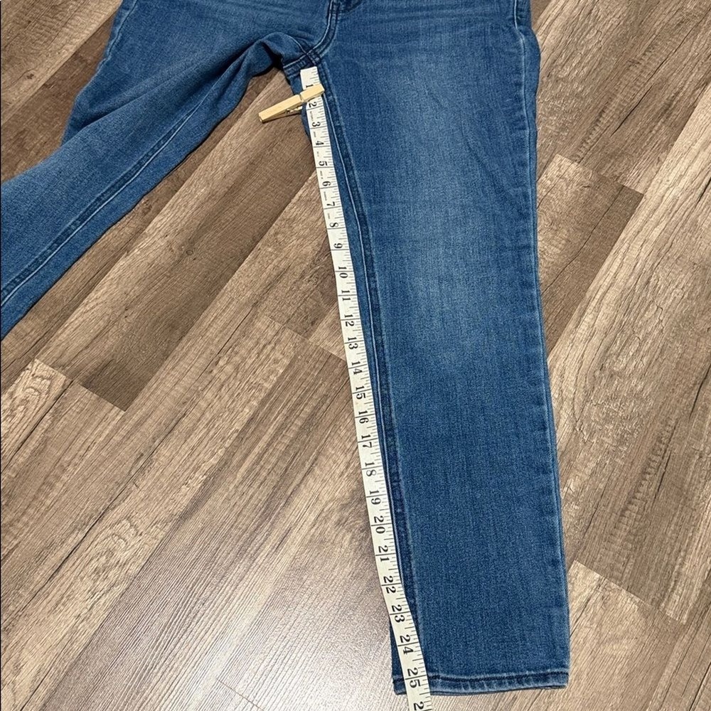 Old Navy High-Rise Super Skinny Jeans Womens 10 Petite Blue Denim‎ Medium Wash - Picture 6 of 9